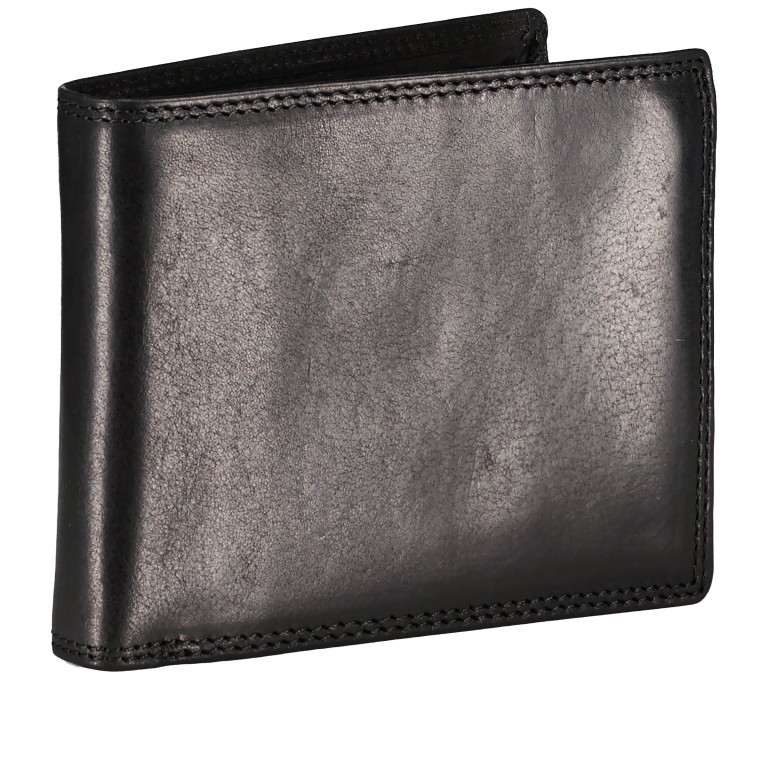 Scheintasche Nature Schwarz, Farbe: schwarz, Marke: Hausfelder Manufaktur, EAN: 4039584025433, Abmessungen in cm: 12.5x9.7x2, Bild 2 von 5