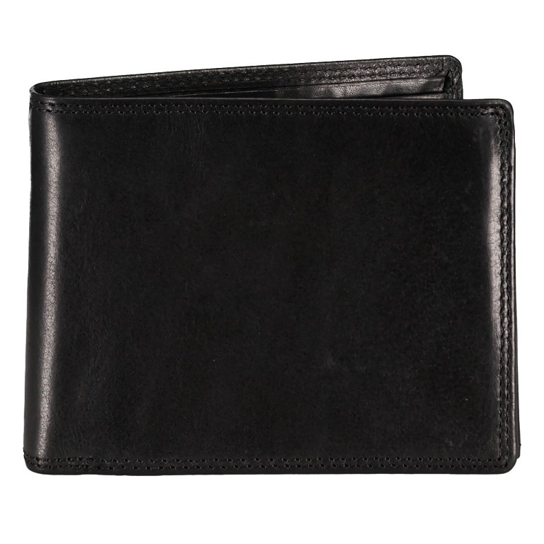 Scheintasche Nature Schwarz, Farbe: schwarz, Marke: Hausfelder Manufaktur, EAN: 4039584025433, Abmessungen in cm: 12.5x9.7x2, Bild 1 von 5