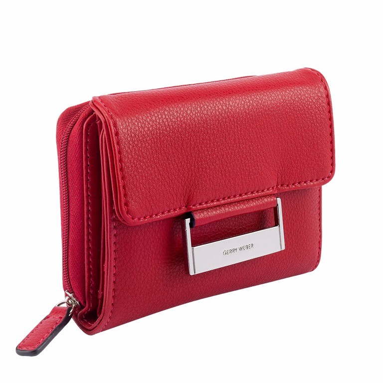 Damenbörse TalkDifferent TD-408-3712 Red, Farbe: rot/weinrot, Marke: Gerry Weber, EAN: 4053533645640, Abmessungen in cm: 12.5x10x4, Bild 2 von 3