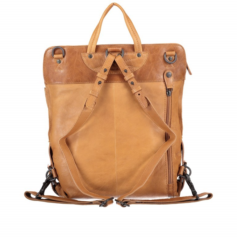 Rucksack Grandma's Luxury Club Mrs. Pear Pie Caramel, Farbe: cognac, Marke: Aunts & Uncles, EAN: 4250394937512, Abmessungen in cm: 34x31x11, Bild 6 von 8