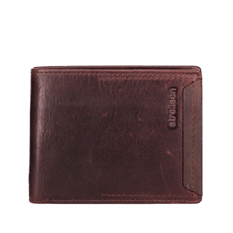 Geldbörse Poplar Billfold H7 Brown, Farbe: braun, Marke: Strellson, EAN: 4053533689811, Abmessungen in cm: 12x9.5x2, Bild 1 von 4