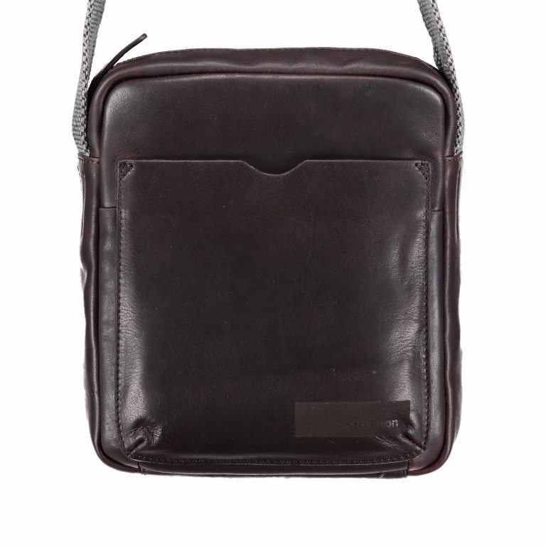 Umhängetasche Poplar Shoulderbag XSVZ Dark Brown, Farbe: braun, Marke: Strellson, EAN: 4053533691111, Abmessungen in cm: 20x23x7, Bild 1 von 4