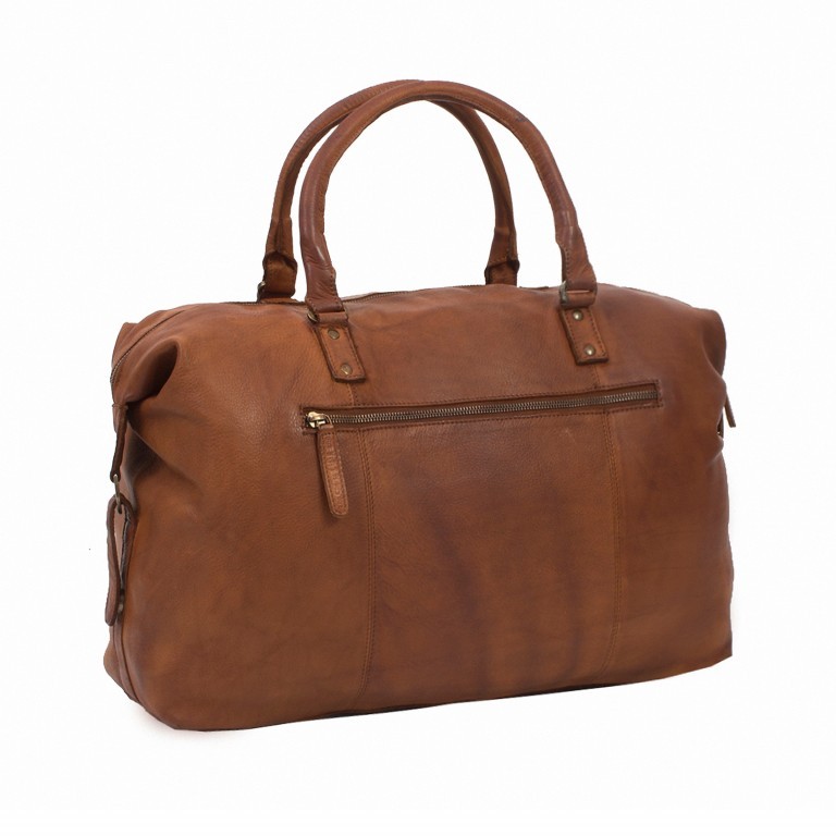 Reisetasche Max Cognac, Farbe: cognac, Marke: The Chesterfield Brand, EAN: 8719241035796, Abmessungen in cm: 48x32x17, Bild 4 von 4