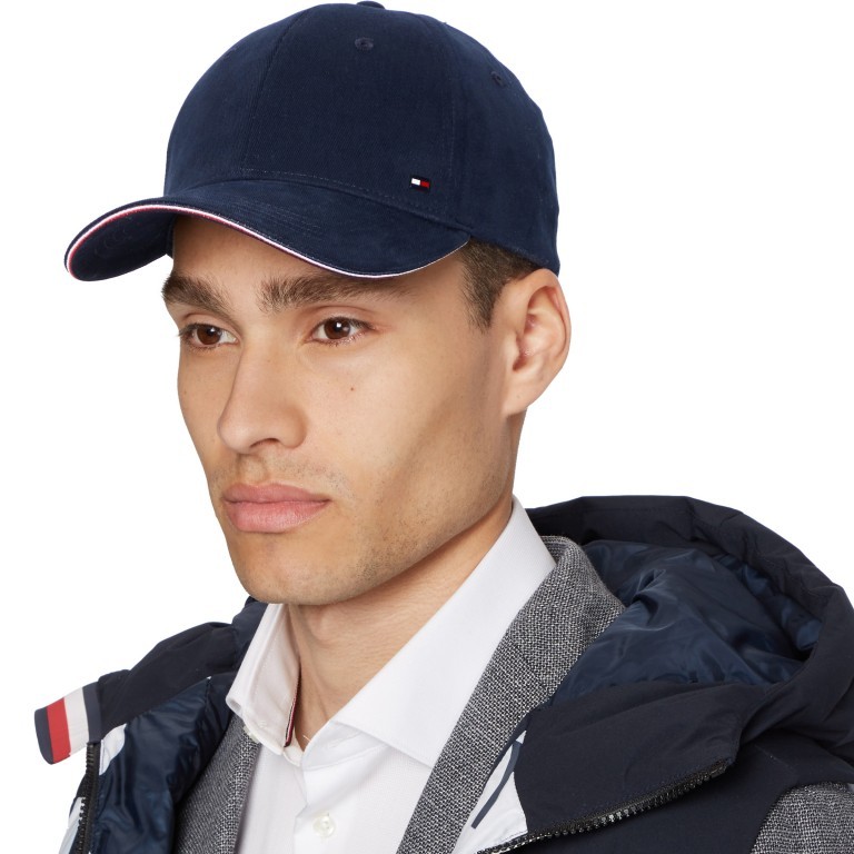 Cap Elevated Corporate Cap Tommy Navy, Farbe: blau/petrol, Marke: Tommy Hilfiger, EAN: 8720116102666, Bild 4 von 4