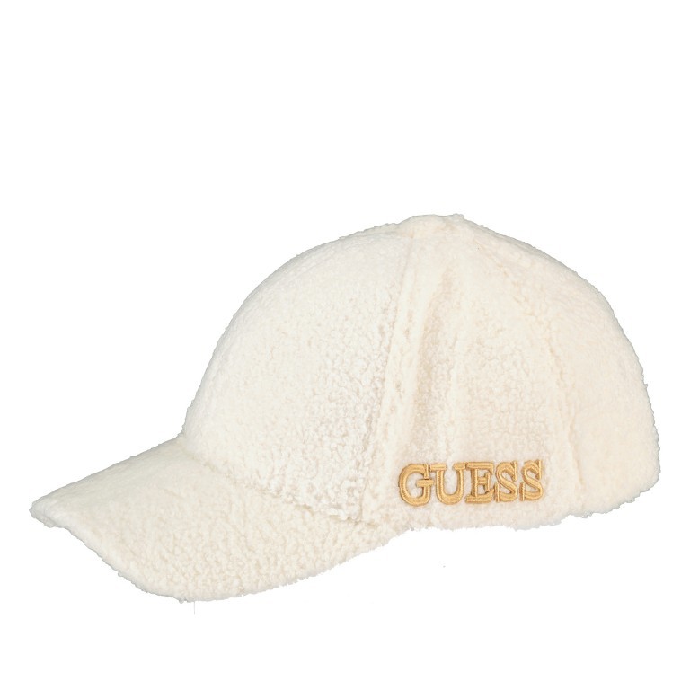Schildmütze Cap für Damen aus Kunstpelz Beige, Farbe: beige, Marke: Guess, EAN: 7619342125710, Bild 2 von 2
