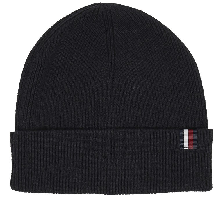 Mütze Uptown Wool Beanie Black, Farbe: schwarz, Marke: Tommy Hilfiger, EAN: 8720645294429, Bild 2 von 3