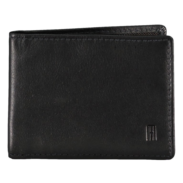 Kartenetui Nappa mit RFID-Schutz Schwarz, Farbe: schwarz, Marke: Hausfelder Manufaktur, EAN: 4065646008373, Abmessungen in cm: 10x7.5x0.8, Bild 1 von 4