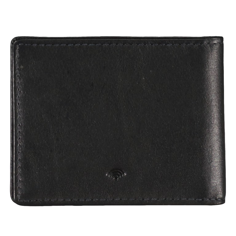 Kartenetui Nappa mit RFID-Schutz Schwarz, Farbe: schwarz, Marke: Hausfelder Manufaktur, EAN: 4065646008373, Abmessungen in cm: 10x7.5x0.8, Bild 3 von 4