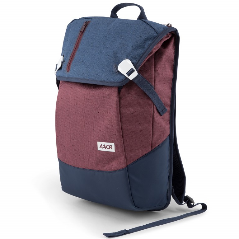 Rucksack Daypack Bichrome Iris, Farbe: rot/weinrot, Marke: Aevor, EAN: 4057081031146, Abmessungen in cm: 34x48x14, Bild 3 von 12