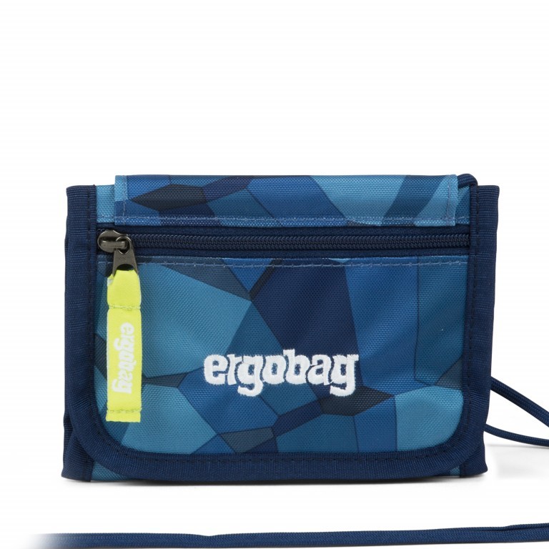 Brustbeutel TatütaBär, Farbe: blau/petrol, Marke: Ergobag, EAN: 4057081022786, Abmessungen in cm: 14x10x1, Bild 1 von 3