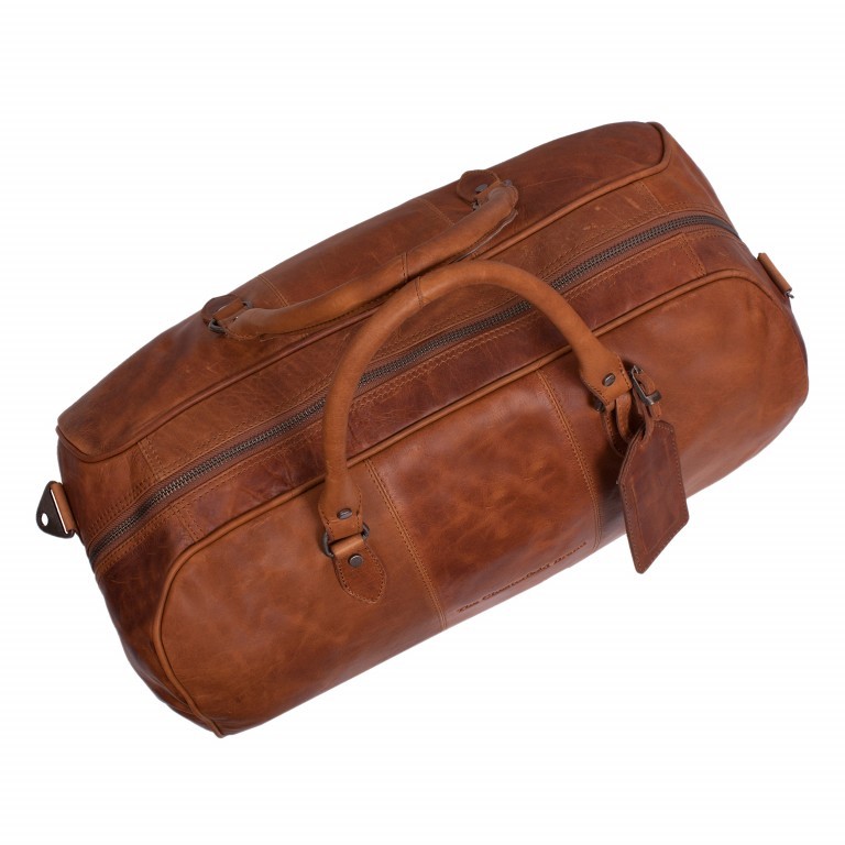 Reisetasche William Cognac, Farbe: cognac, Marke: The Chesterfield Brand, EAN: 8717505047745, Abmessungen in cm: 53x28x27, Bild 2 von 4