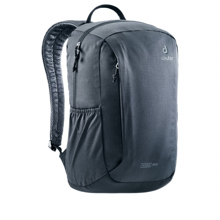Rucksack Vista Skip Volumen 14 Liter Black, Farbe: schwarz, Marke: Deuter, EAN: 4046051092812, Abmessungen in cm: 24x42x17, Bild 1 von 4