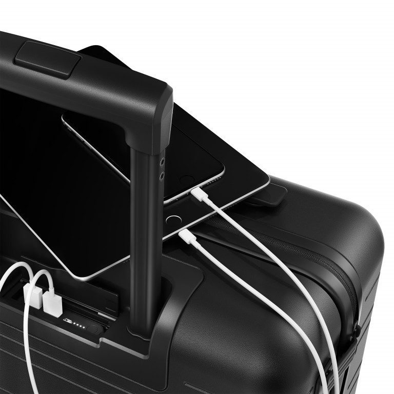 Koffer Smart Line M5 mit Powerbank 55 cm All Black, Farbe: schwarz, Marke: Horizn Studios, EAN: 4260447322608, Abmessungen in cm: 40x55x20, Bild 7 von 13