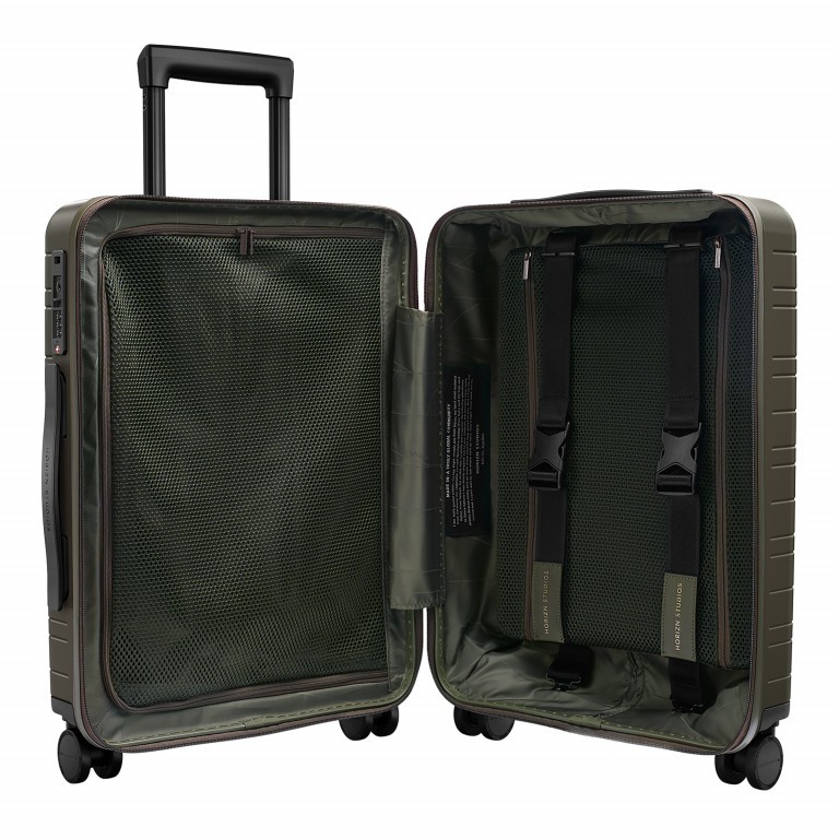 Koffer Smart Line H5 mit Powerbank 55 cm Dark Olive, Farbe: grün/oliv, Marke: Horizn Studios, EAN: 4260447322660, Abmessungen in cm: 40x55x20, Bild 4 von 10