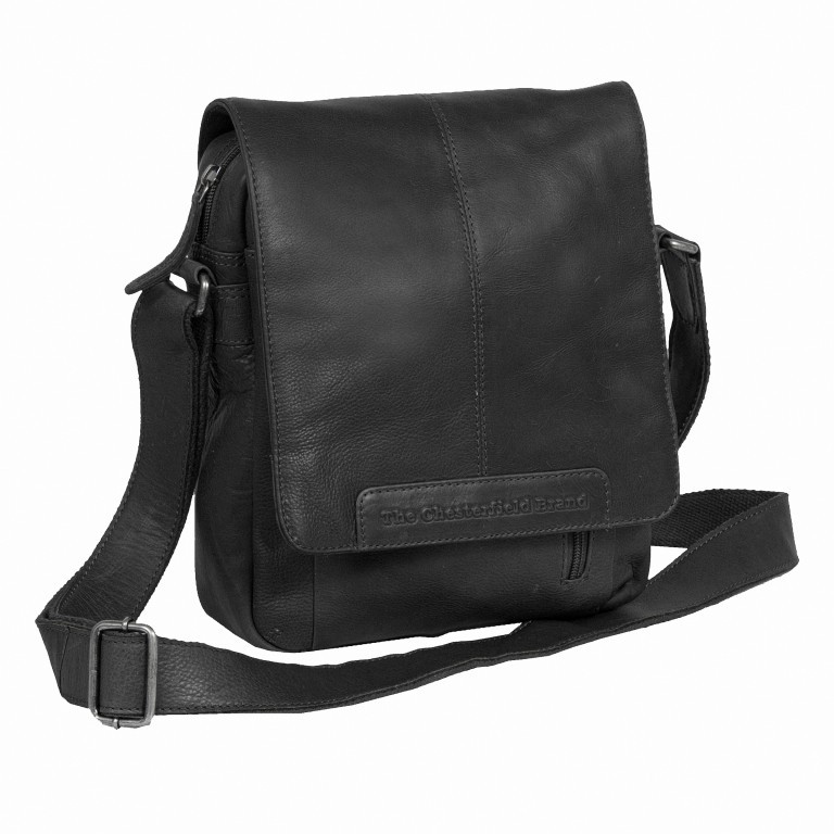Umhängetasche Remy Black, Farbe: schwarz, Marke: The Chesterfield Brand, EAN: 8717505045604, Abmessungen in cm: 23x26x7.8, Bild 1 von 3