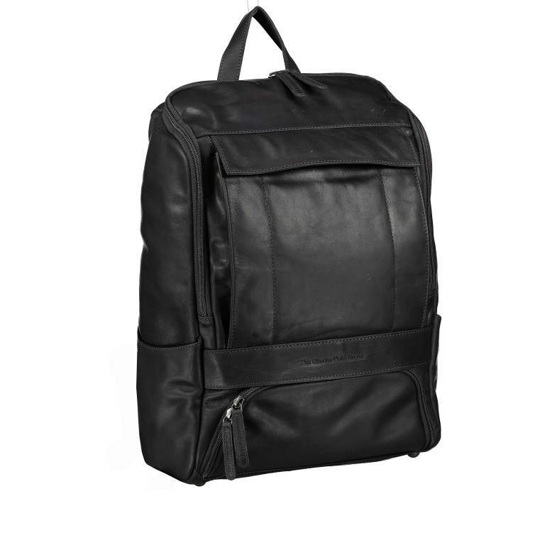 Rucksack Rich Laptopfach 15,4 Zoll Black, Farbe: schwarz, Marke: The Chesterfield Brand, EAN: 8719241018225, Abmessungen in cm: 32x40x14, Bild 1 von 7