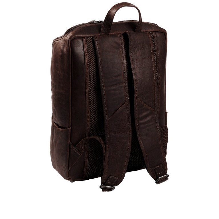 Rucksack Rich Laptopfach 15,4 Zoll Brown, Farbe: braun, Marke: The Chesterfield Brand, EAN: 8719241018256, Abmessungen in cm: 32x40x14, Bild 2 von 6