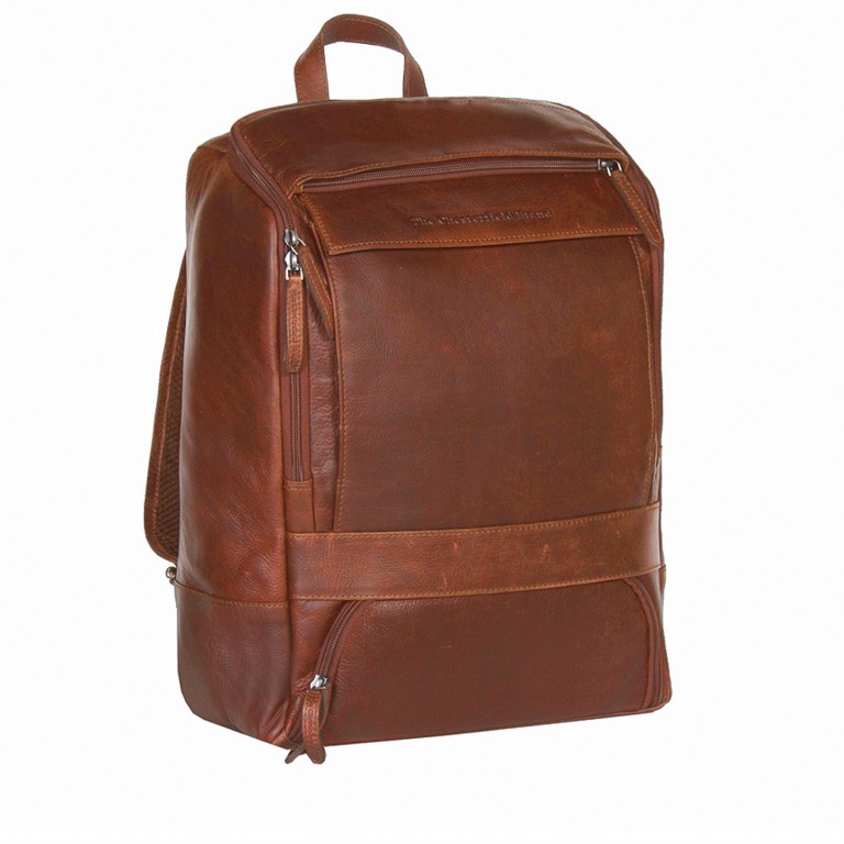 Rucksack Rich Laptopfach 15,4 Zoll Cognac, Farbe: cognac, Marke: The Chesterfield Brand, EAN: 8719241018287, Abmessungen in cm: 32x40x14, Bild 1 von 7