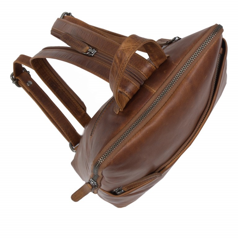 Rucksack Claire Cognac, Farbe: cognac, Marke: The Chesterfield Brand, EAN: 8719241029979, Abmessungen in cm: 24x29x10, Bild 2 von 8