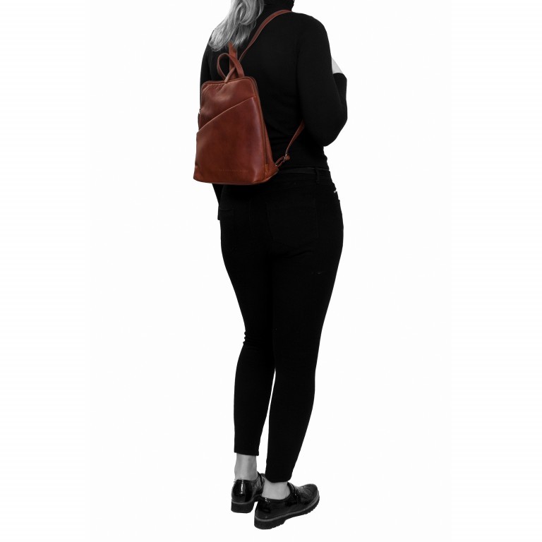 Rucksack Claire Cognac, Farbe: cognac, Marke: The Chesterfield Brand, EAN: 8719241029979, Abmessungen in cm: 24x29x10, Bild 3 von 8