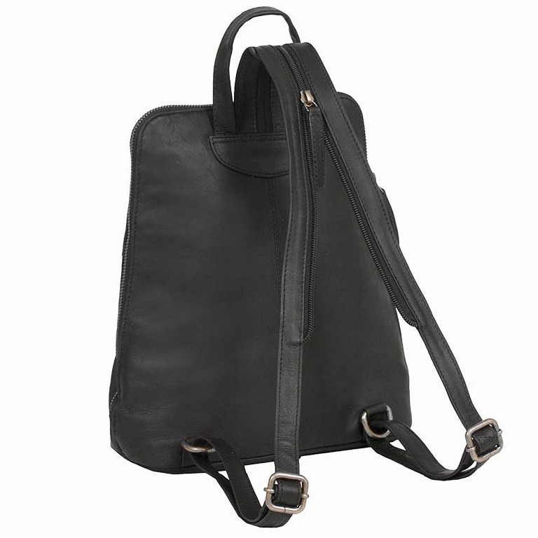 Rucksack Vivian Black, Farbe: schwarz, Marke: The Chesterfield Brand, EAN: 8719241029986, Abmessungen in cm: 24x28x9, Bild 2 von 4