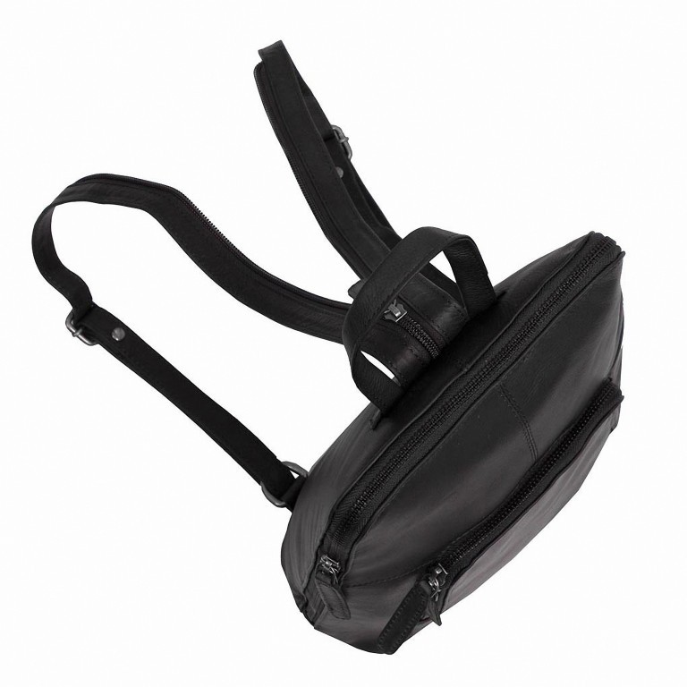 Rucksack Vivian Black, Farbe: schwarz, Marke: The Chesterfield Brand, EAN: 8719241029986, Abmessungen in cm: 24x28x9, Bild 4 von 4