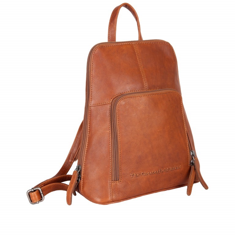 Rucksack Vivian Cognac, Farbe: cognac, Marke: The Chesterfield Brand, EAN: 8719241030005, Abmessungen in cm: 24x28x9, Bild 1 von 6