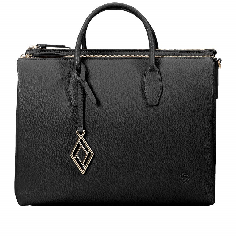 Handtasche Seraphina Tote Bag M Black, Farbe: schwarz, Marke: Samsonite, EAN: 5414847836268, Abmessungen in cm: 38x29x16.5, Bild 1 von 3