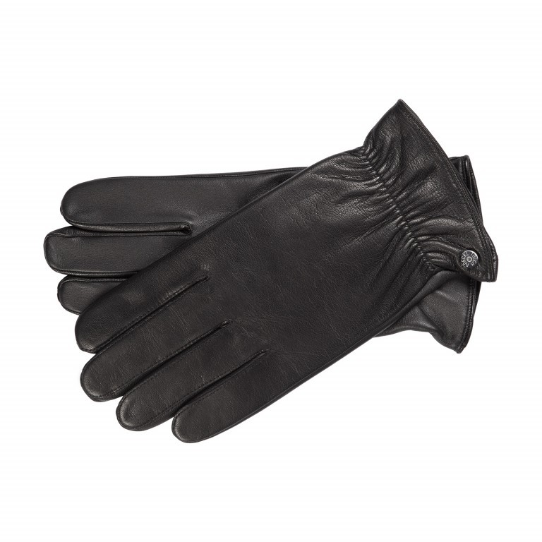 Handschuhe Herren Leder Touch-Funktion 9,5 Black, Farbe: schwarz, Marke: Roeckl, EAN: 4053071010443, Bild 1 von 1
