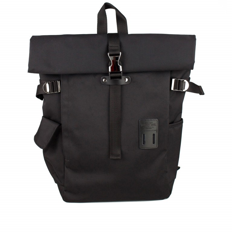 Rucksack Norikura Rolltop Black, Farbe: schwarz, Marke: Harvest Label, EAN: 4260594130132, Abmessungen in cm: 26x40x13, Bild 1 von 8