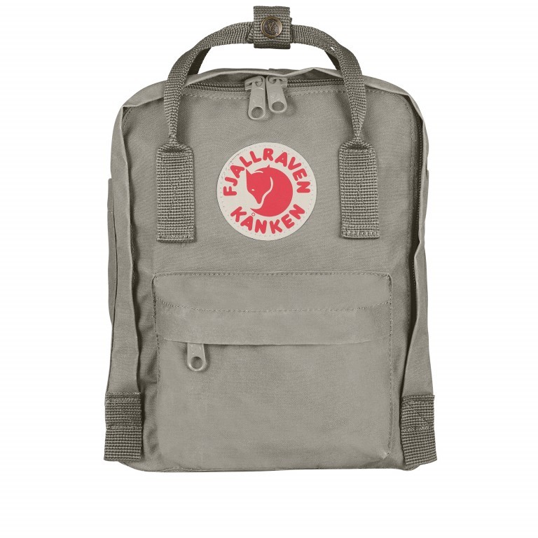 Rucksack Kånken Mini Fog, Farbe: grau, Marke: Fjällräven, EAN: 7323450050894, Abmessungen in cm: 20x29x13, Bild 1 von 11