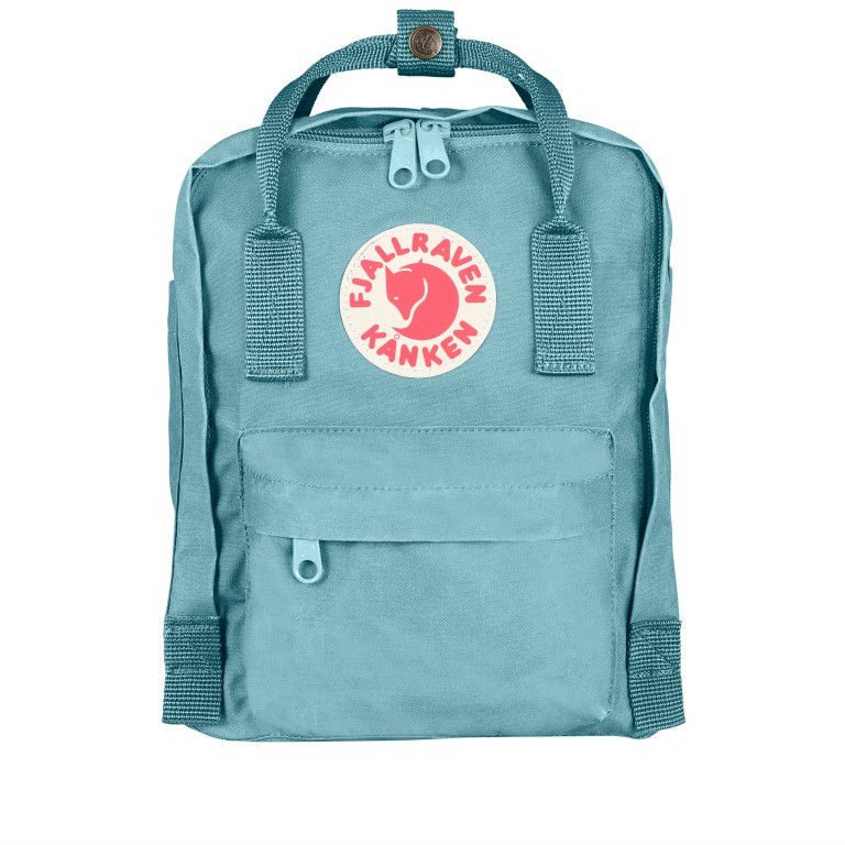 Rucksack Kånken Mini Sky Blue, Farbe: grün/oliv, Marke: Fjällräven, EAN: 7323450014773, Abmessungen in cm: 20x29x13, Bild 1 von 11