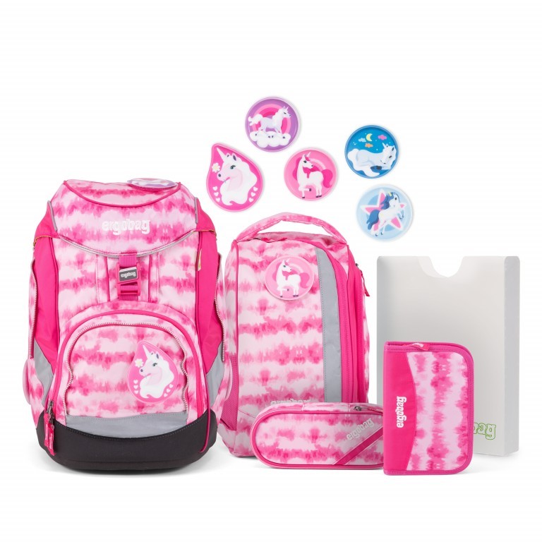 Schulranzen Pack Set 6-teilig ZauBärwatte, Farbe: rosa/pink, Marke: Ergobag, EAN: 4057081035281, Abmessungen in cm: 25x35x22, Bild 1 von 11