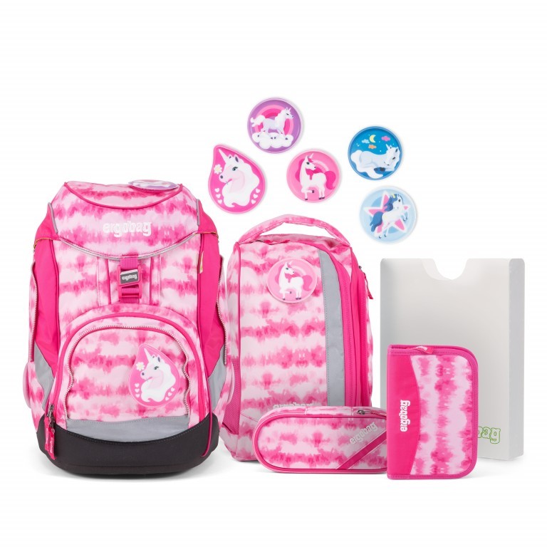 Schulranzen Pack Set 6-teilig ZauBärwatte, Farbe: rosa/pink, Marke: Ergobag, EAN: 4057081035281, Abmessungen in cm: 25x35x22, Bild 1 von 11