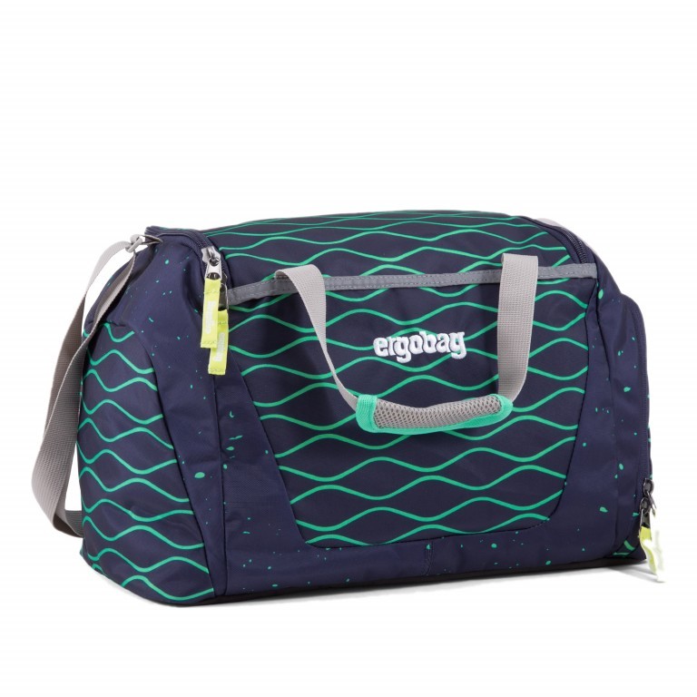 Sporttasche TraumzauBär, Farbe: blau/petrol, Marke: Ergobag, EAN: 4057081035793, Abmessungen in cm: 40x20x25, Bild 1 von 1