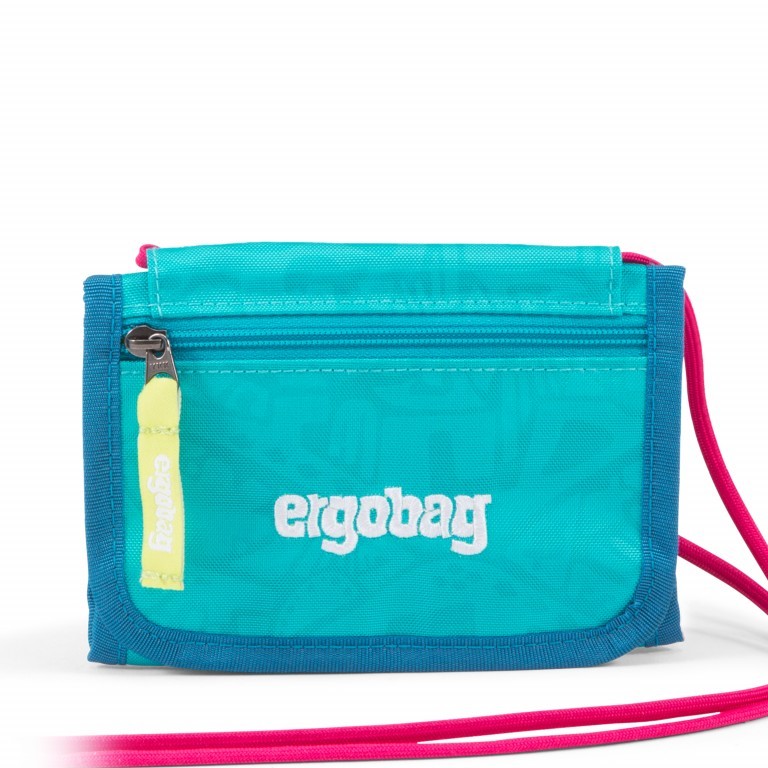 Brustbeutel Hula HoopBär, Farbe: grün/oliv, Marke: Ergobag, EAN: 4057081035939, Abmessungen in cm: 14x10x1, Bild 1 von 3
