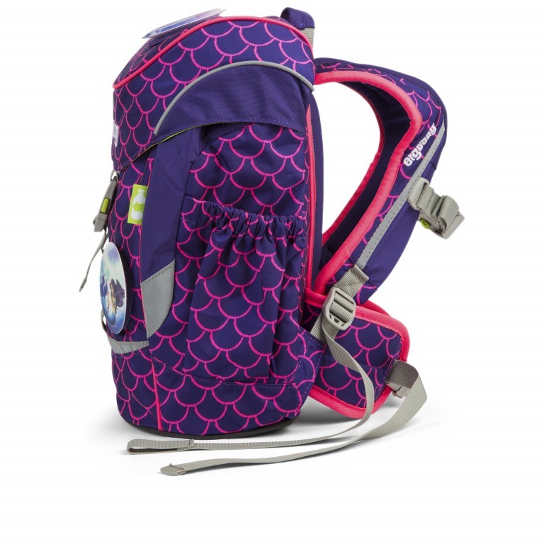 Kinderrucksack Mini Lumi Edition PerlentauchBär, Farbe: flieder/lila, Marke: Ergobag, EAN: 4057081077960, Abmessungen in cm: 22x30x14, Bild 3 von 8