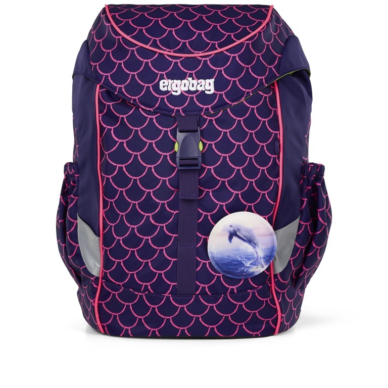 Kinderrucksack Mini Lumi Edition PerlentauchBär, Farbe: flieder/lila, Marke: Ergobag, EAN: 4057081077960, Abmessungen in cm: 22x30x14, Bild 1 von 8