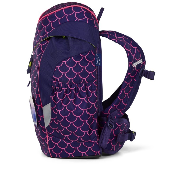 Kinderrucksack Mini Lumi Edition PerlentauchBär, Farbe: flieder/lila, Marke: Ergobag, EAN: 4057081077960, Abmessungen in cm: 22x30x14, Bild 2 von 8