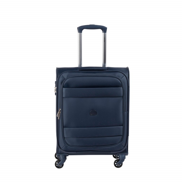 Koffer Indiscrete 55 cm Nachtblau, Farbe: blau/petrol, Marke: Delsey, EAN: 3219110403077, Abmessungen in cm: 40x55x20, Bild 1 von 6
