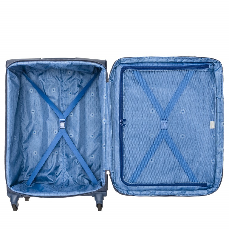 Koffer Indiscrete 69 cm Nachtblau, Farbe: blau/petrol, Marke: Delsey, EAN: 3219110360271, Abmessungen in cm: 43x69x28, Bild 4 von 7