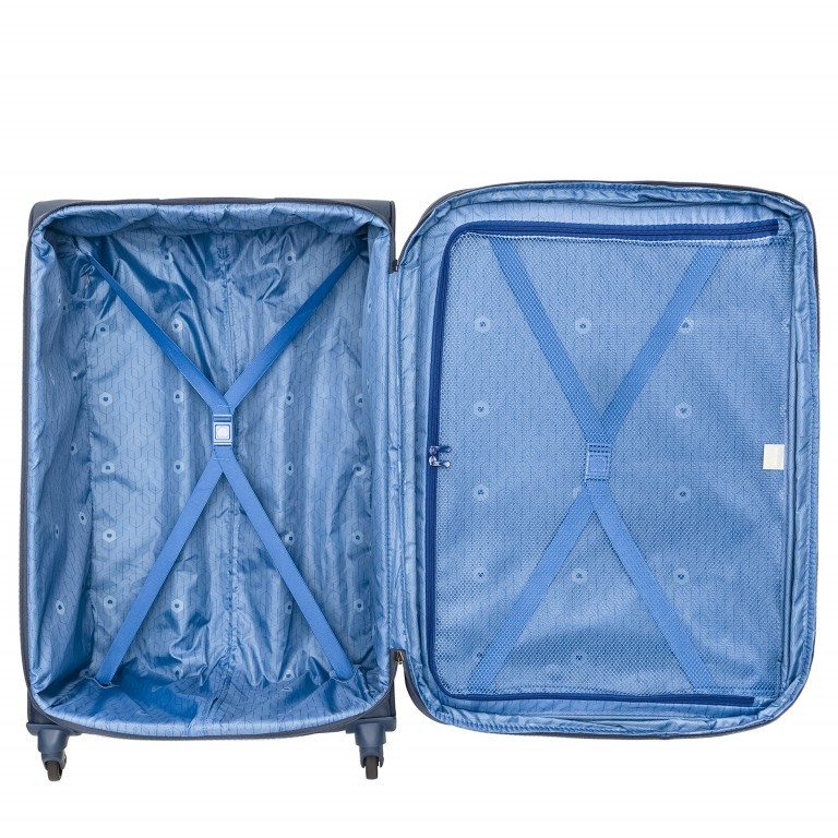 Koffer Indiscrete 78 cm Blau, Farbe: blau/petrol, Marke: Delsey, EAN: 3219110360318, Abmessungen in cm: 48.5x78x32, Bild 4 von 16
