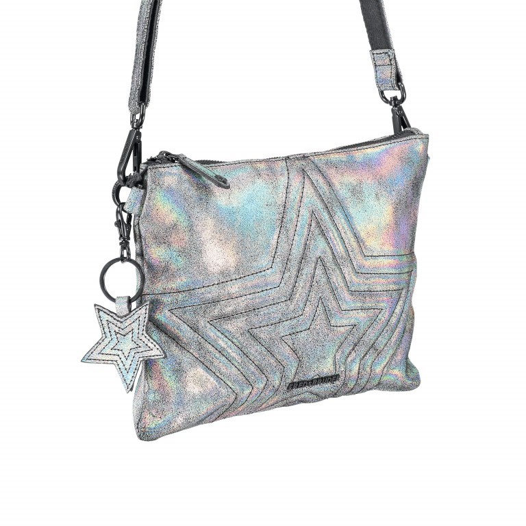 Clutch Starlight Pavo Rainbow, Farbe: metallic, Marke: FredsBruder, EAN: 4251634202643, Abmessungen in cm: 27x18.5x6, Bild 2 von 5