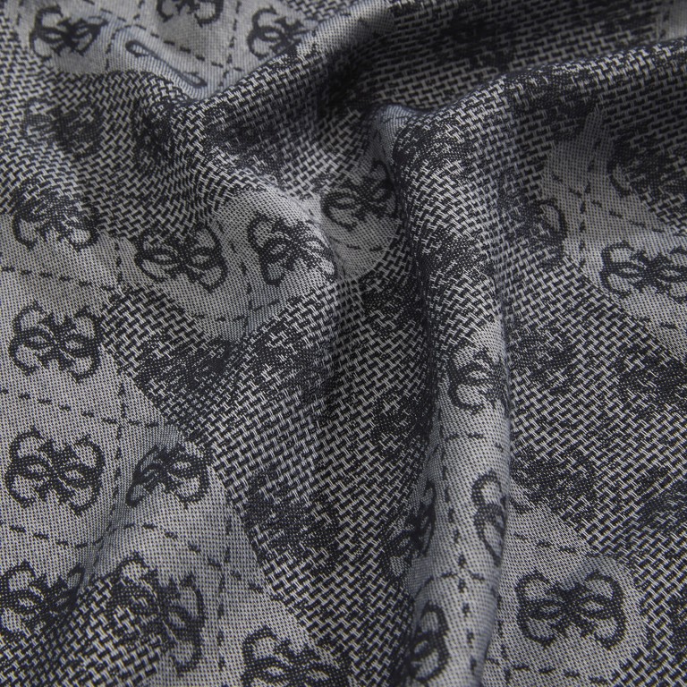 Schal Erica 4G-Logo, Farbe: anthrazit, braun, Marke: Guess, Abmessungen in cm: 32x190x0.5, Bild 4 von 5