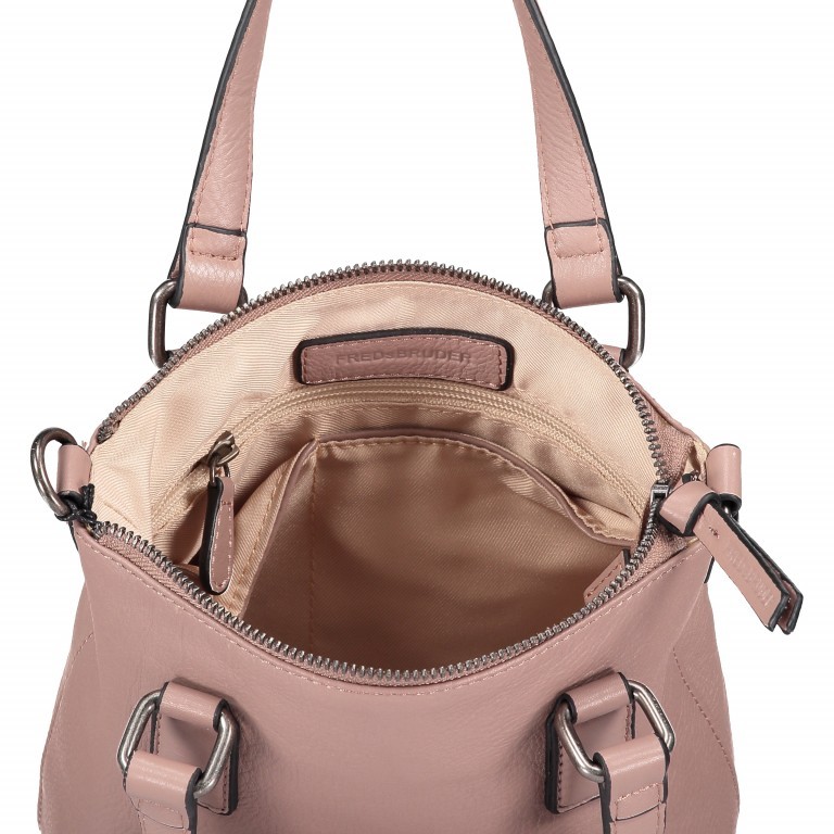 Handtasche Nappa Willota Powder Rose, Farbe: rosa/pink, Marke: FredsBruder, EAN: 4251634246661, Abmessungen in cm: 22x19x7, Bild 4 von 7