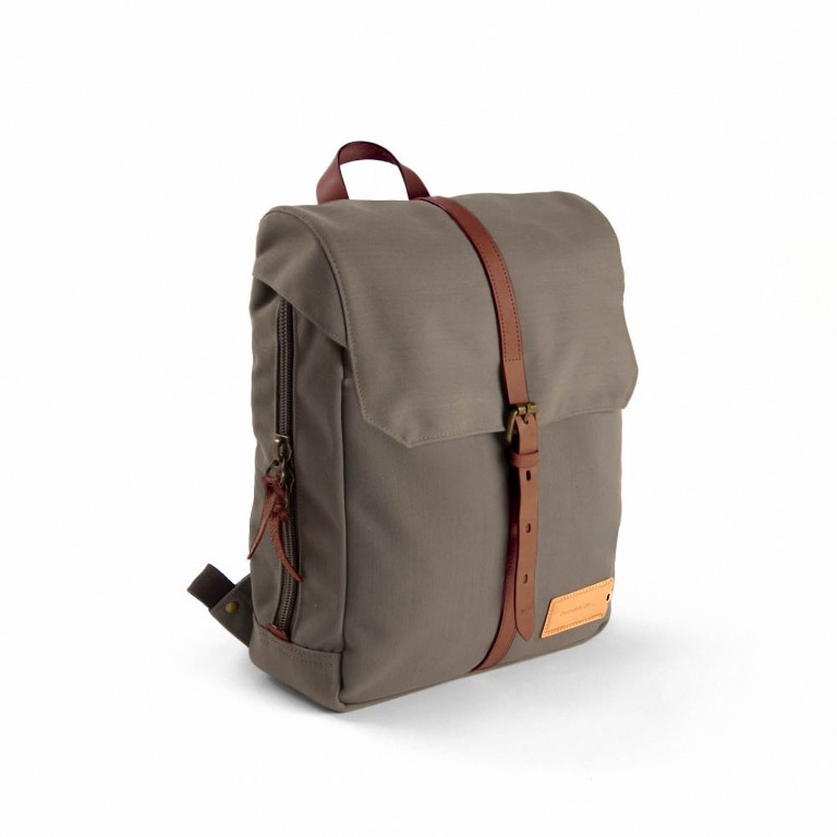 Rucksack Berlin Series Charlie 12h Moss Grey Brown, Farbe: grau, Marke: Property of ..., EAN: 8719322703408, Abmessungen in cm: 27x34x9, Bild 1 von 5