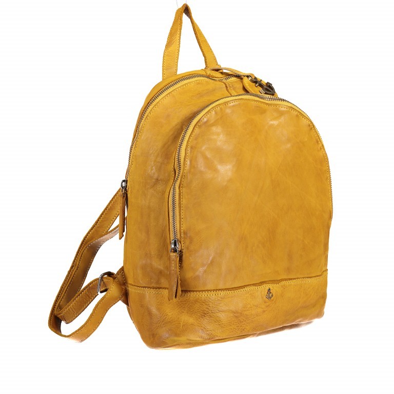 Rucksack Anchor-Love Meghan B3.7570 Oriental Mustard, Farbe: gelb, Marke: Harbour 2nd, EAN: 4046478035010, Abmessungen in cm: 28x34x11.5, Bild 2 von 7