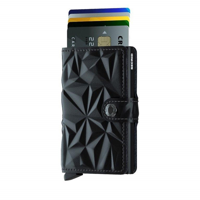 Geldbörse Miniwallet Prism Black, Farbe: schwarz, Marke: Secrid, EAN: 8718215286349, Abmessungen in cm: 6.8x10.2x2.1, Bild 4 von 4