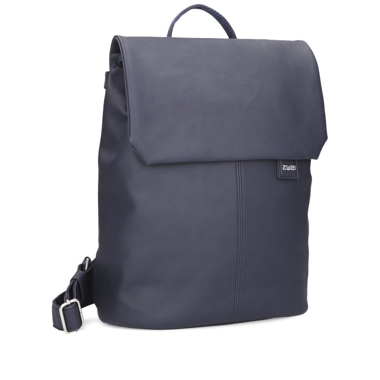 Rucksack Mademoiselle MR13 Nubuk Ink, Farbe: blau/petrol, Marke: Zwei, EAN: 4250257928688, Abmessungen in cm: 34.5x37x12, Bild 1 von 6