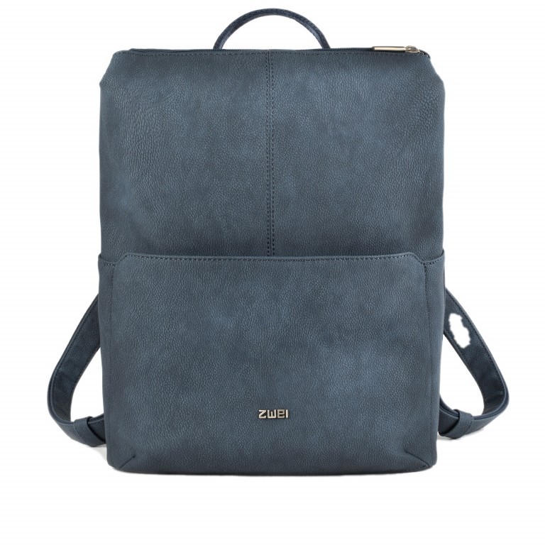 Rucksack Mademoiselle MR15 Nubukblue, Farbe: blau/petrol, Marke: Zwei, EAN: 4250257918436, Abmessungen in cm: 29x38x15, Bild 1 von 5